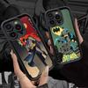 Чехол для телефона W-Batmans-r для iPhone 17 16 15 14 13 12 11 Pro Max Plus Mini Счастливым покрытием