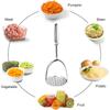 Professional Integrated Masher Kitchen Tool &Potato Smasher, Stainless Steel Potato Masher, Perfect for Bean,Fruits,Avocado,Meat