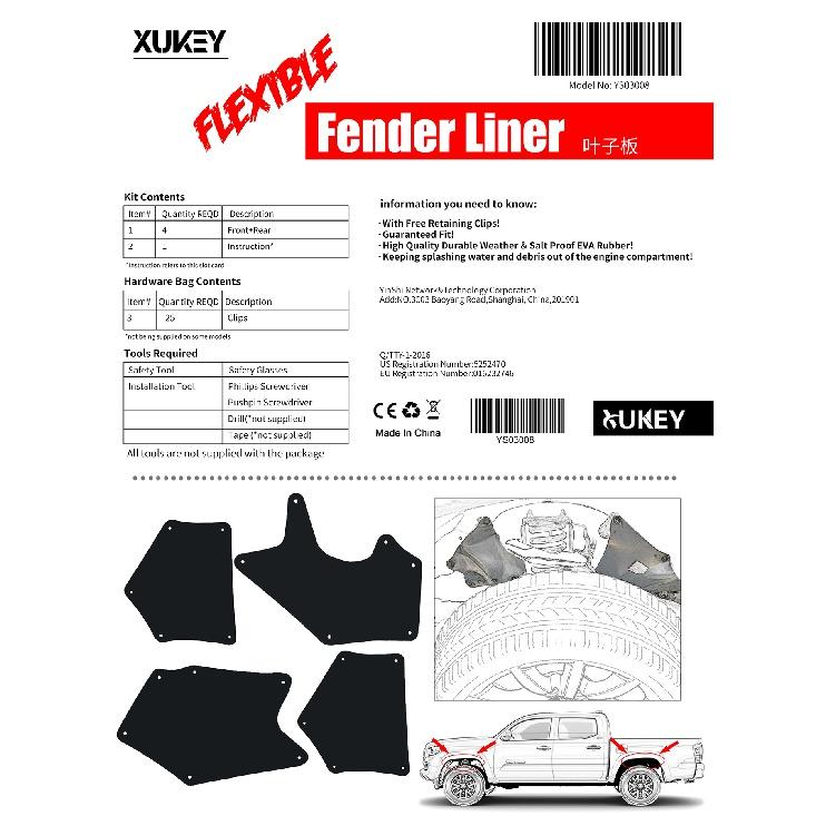 Для Toyota Tundra XK50 Sequoia XK60 2007-брызговики, брызговики, накладки на крылья, щит, фартук, уплотнение, вспышки