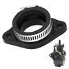 PAVIKE Carburetor Manifold Carburetor Adapter Insulator Carburetor PE28/30 PWK21/24/26/28/30 Rubber Insulator Resistant Abrasion