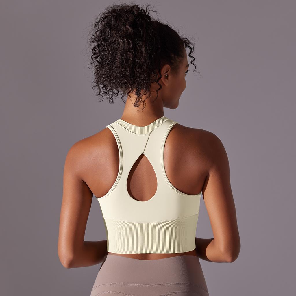 Nessaj Женский спортивный бюстгальтер для йоги пуш-ап с открытой спиной для тренировок, майка для тренажерного зала, фитнеса, йоги, нижнее белье