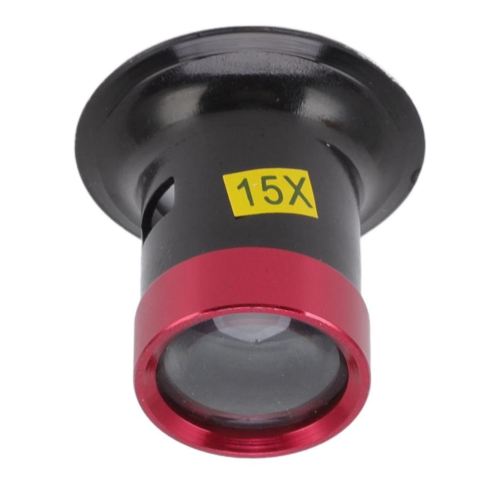 Watchmaker Loupe 15X Aluminum Alloy Professional Jewelers Loupe Magnifier for Watch Repair