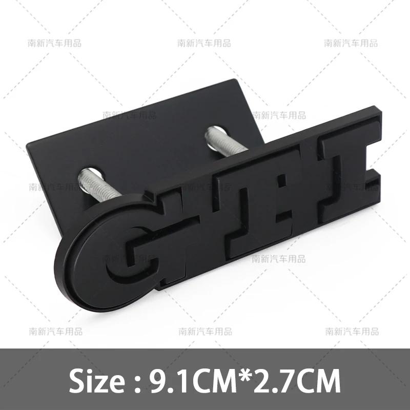 BRP1 For VOLKSWAGEN VW GTI 3D Metal GTI Grill Emblem Badge Rear Trunk Decal Car Sticker for Volkswagen VW Golf 5 6 7 8 MK2 MK3 MK4 Mk oq2