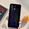 Полицейский флаг Тонкая синяя линия Чехол Для Xiaomi Redmi Note 14 Pro 9 10 11 12 13 Pro 10S 11S 12S Redmi 10C 12C 13C 14C