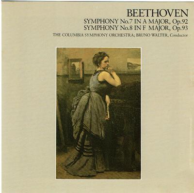 CD ЛЮДВИГ ВАН БЕТХОВЕН : БРУНО ВАЛЬТЕР - Симфония № 7 / Симфония № 8 FDCA320 CBS/Sony 1985 Япония Классика Б/у