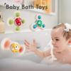 3 suction cup spinning toys, suitable for 1-year-old boys and girls | 12-18 month tops | Birthday gift for 1-2 year old boys |