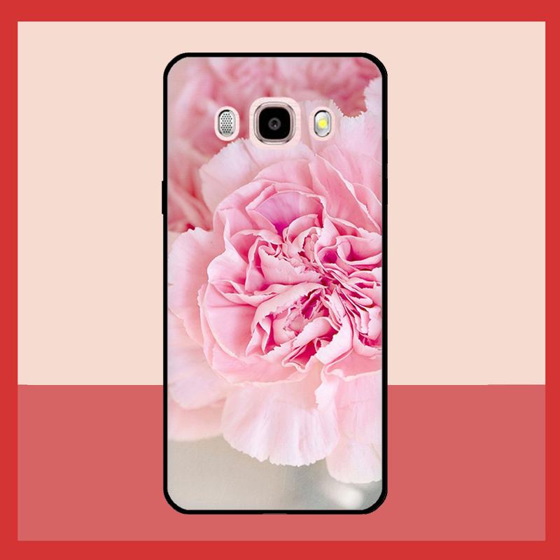 Элегантный чехол с цветком пиона розово-фиолетового цвета для Samsung Galaxy J3 J5 J7 2017 A3 A5 J1 2016 A7 A9 J8 A6 A8 J4 J6 Plus 2018 Coque