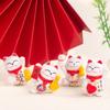 Мини Lucky Cat Украшение для дома Kawaii Lucky Cat Maneki Neko Украшения Креативная игрушка для скульптуры Статуя Декор