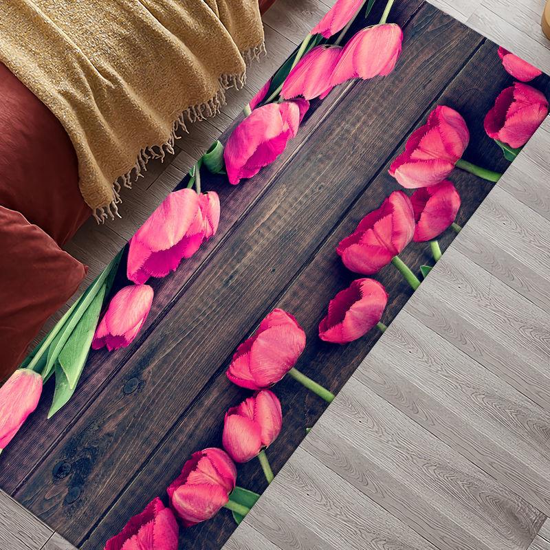 3D Printed Carpet Living Room Kitchen Floor Mat Entrance Carpet Door Mat Non-slip Bathroom Mat