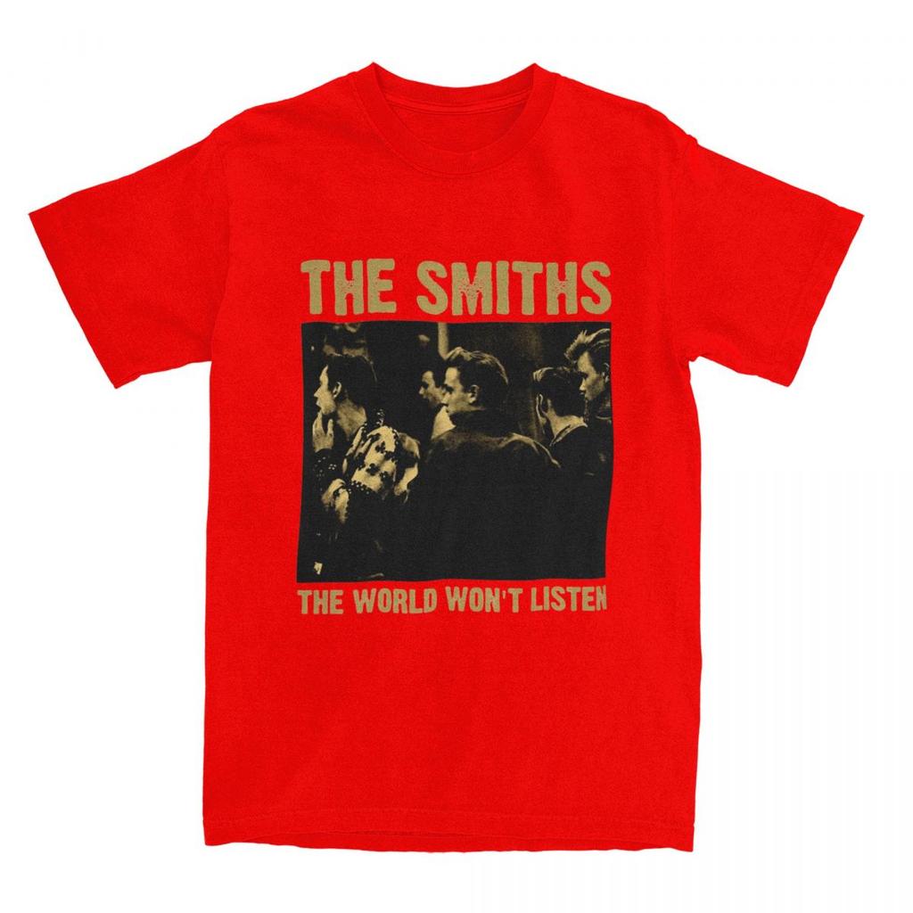 Футболка The Smiths Летняя Мода С Принтом Y2K Забавные Футболки 100% Хлопок Футболка Харадзюку Для Мужчин С Короткими Рукавами Повседневная Одежда