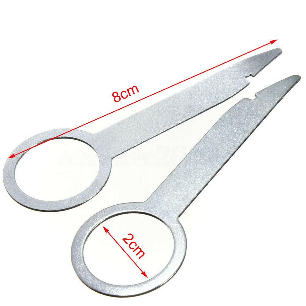 4 инструмента для удаления автомобильного радиоприемника 8 см для булавок Ford A3 A4