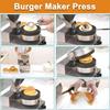 220V Hamburger Machine Burger Press Sandwich Maker 2400W Powerful Panini Press Waffle Maker