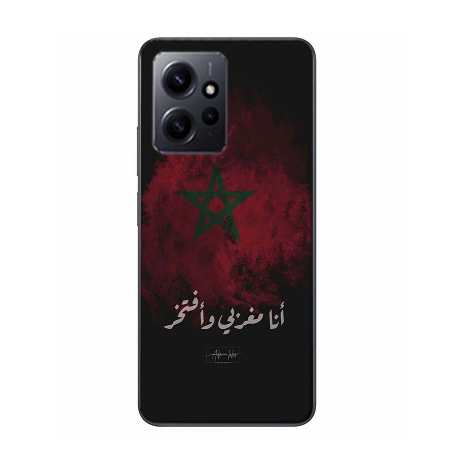 Morocco Flag Soccer Phone Case For Redmi Note 14 15 Pro 5G 13 12 Pro Plus 11 11T 11E 11S 10 Pro 10S 9 9S Cover Cell Clear TPU Ca