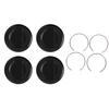 4PCS Wheel Center Caps 1523993‑655 Center Rim Cover Replacement for Polaris RZR 4 XP 900 1000