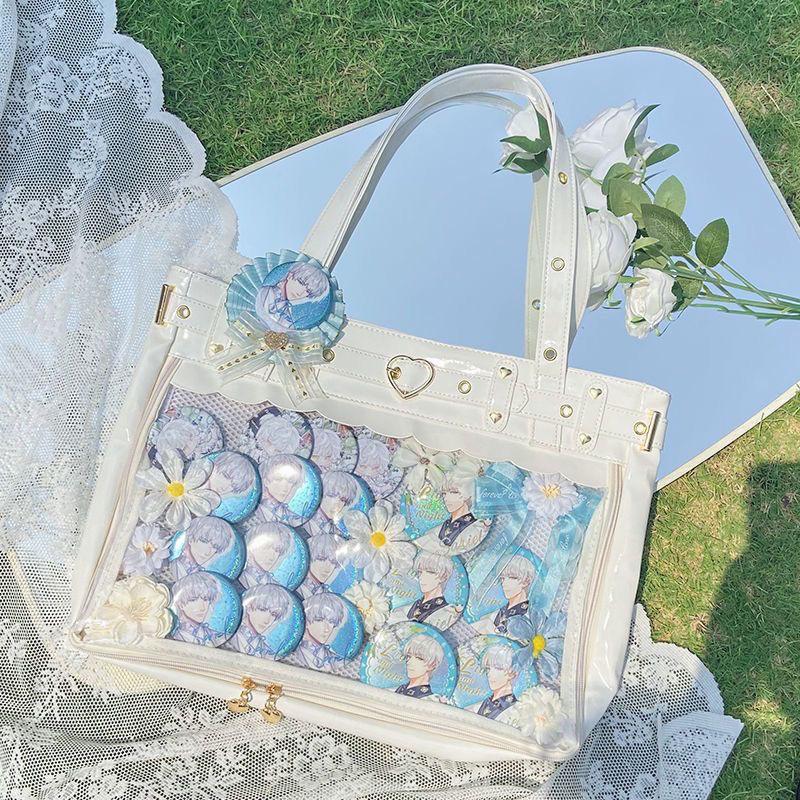 Новая сумка с болью [Фрейя] субкультура панк гот красотка прозрачная универсальная повседневная на плечо кроссбоди сумка с болью