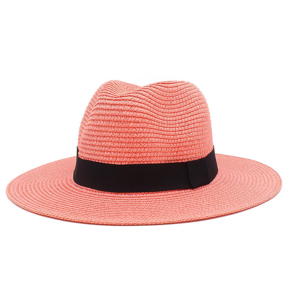 Simple and versatile sunscreen hat Spring and summer outdoor sun hat Children's hot-selling high-quality straw hat Travel sun hat
