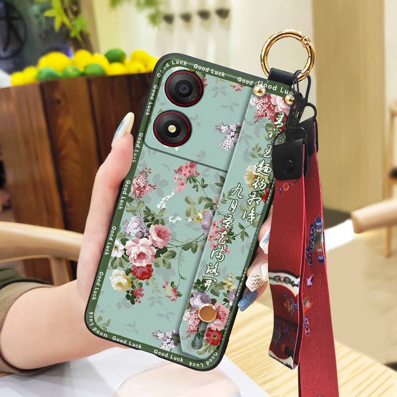 Наручный ремешок для телефона ZTE Blade A34 Прочный Модный Держатель для телефона Защитный Пыленепроницаемый Противоударный Шнурок