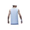 Jordan Спортивный однотонный жилет без рукавов с круглым вырезом Dri-FIT, повседневный, быстросохнущий, мужской, цвет Stone-Blue FN5857441