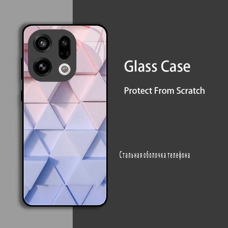 Для OPPO Find X9 X 9 Pro Чехол Крышка Чехол из закаленного стекла Жесткий Противоударный Чехол-бампер для OPPO Find X8S X8 Ultra Защитный чехол