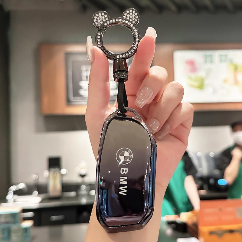 Car Key Case Cover Protection Shell For BMW I7 X7 G07 LCI IX I20 X1 U11 7 Series G70 G09 XM U06 G81 M3 Auto Keychain Accessories jbdf70
