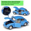 Масштаб 1/24 Welly Volkswagen Beetle, модель автомобиля из сплава, литье под давлением, металлические игрушечные автомобили, модель автомобиля, коллекция высокой имитации, детские подарки