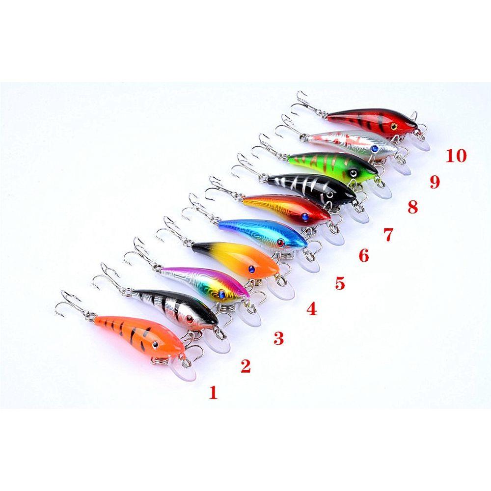3D Eyes Crankbaits Wobbler Tackle Fish Hooks Minnow Lures Winter Fishing Minnow Baits