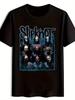 Графическая футболка Slipknot - Черная с коротким рукавом и круглым вырезом