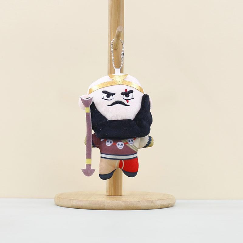 Adorable Cartoon Plush Toy Keychain Featuring Sun Wukong Tang Seng And Pigsy For Kids
