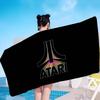 A-AtariS Игровой Логотип Микрофибра Пляжное Полотенце Впитывающее Быстросохнущее Мягкое Йога Плавание Курорт Альпинизм Полотенце
