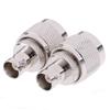 1X Uhf Male Pl259 Pl-259 Plug To Bnc Female Jack Rf Coaxial Adapter Connector