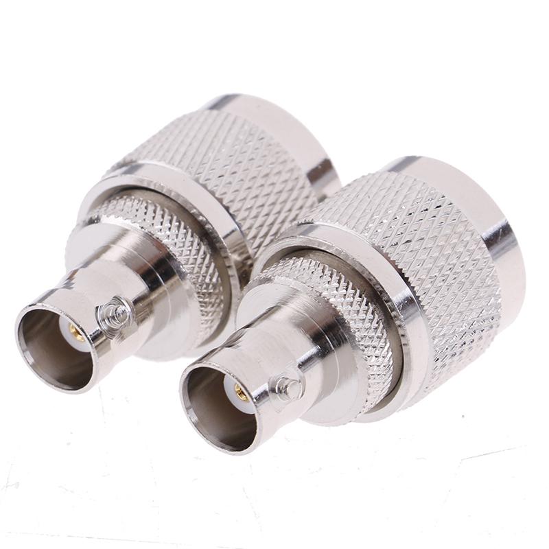 1X Uhf Male Pl259 Pl-259 Plug To Bnc Female Jack Rf Coaxial Adapter Connector