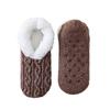 Coral Fleece Thicken Plush Socks Knitted Twist Sleeping Socks Winter Floor Socks  Fall/Winter