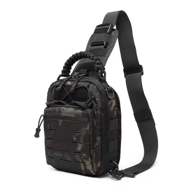Спортивная тактическая сумка через плечо с камуфляжным принтом