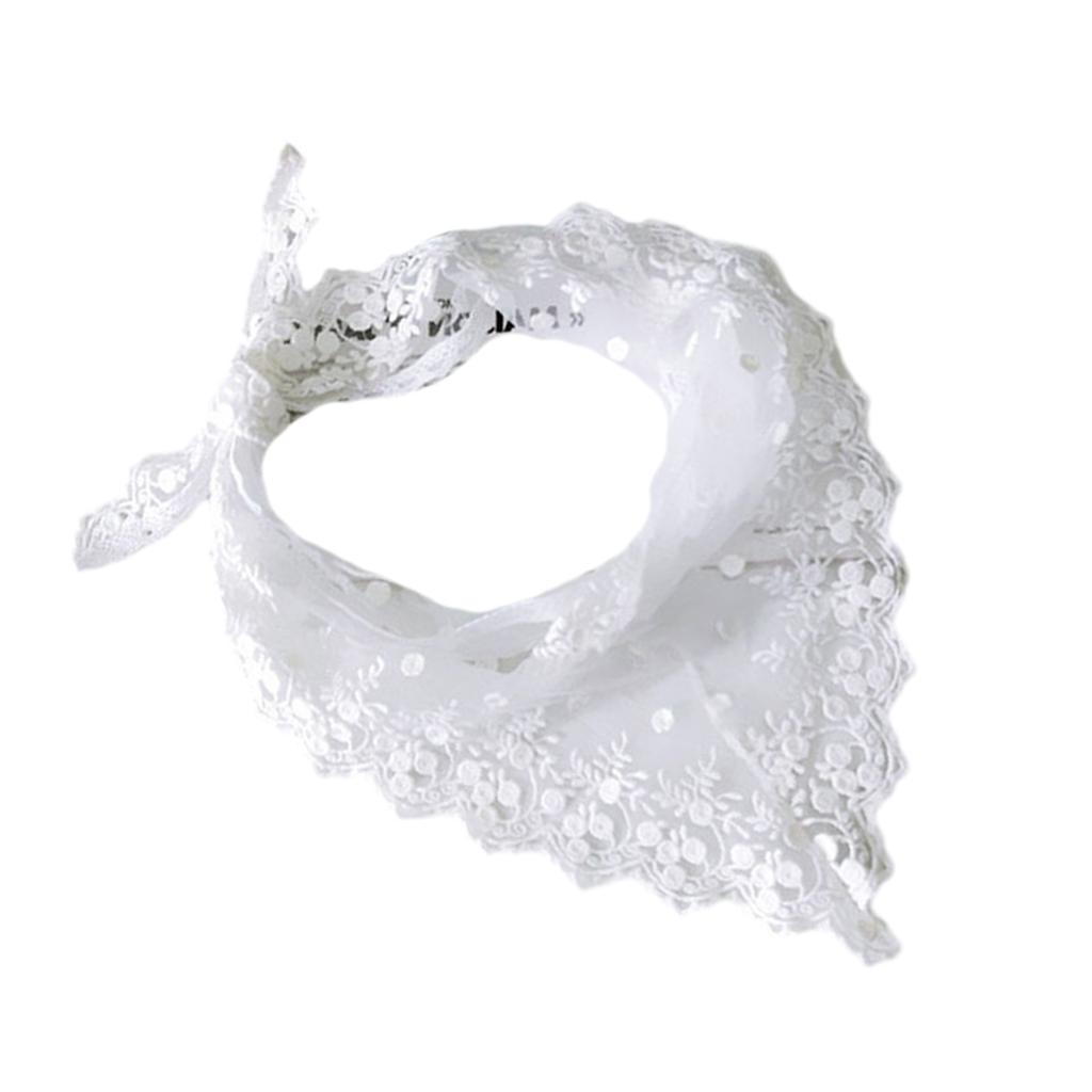 Ethnic Lace Scarf Headband for Girls Hair Scarf Bandana Headpiece Turban Hairband Women Photo Headscarf Head Accessory