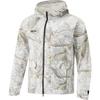 Anti-Five Series Hooded Letter Print Zip-Up Raglan Sleeve Windbreaker Men Outerwear Snow-Camouflage AFDUB67-2
