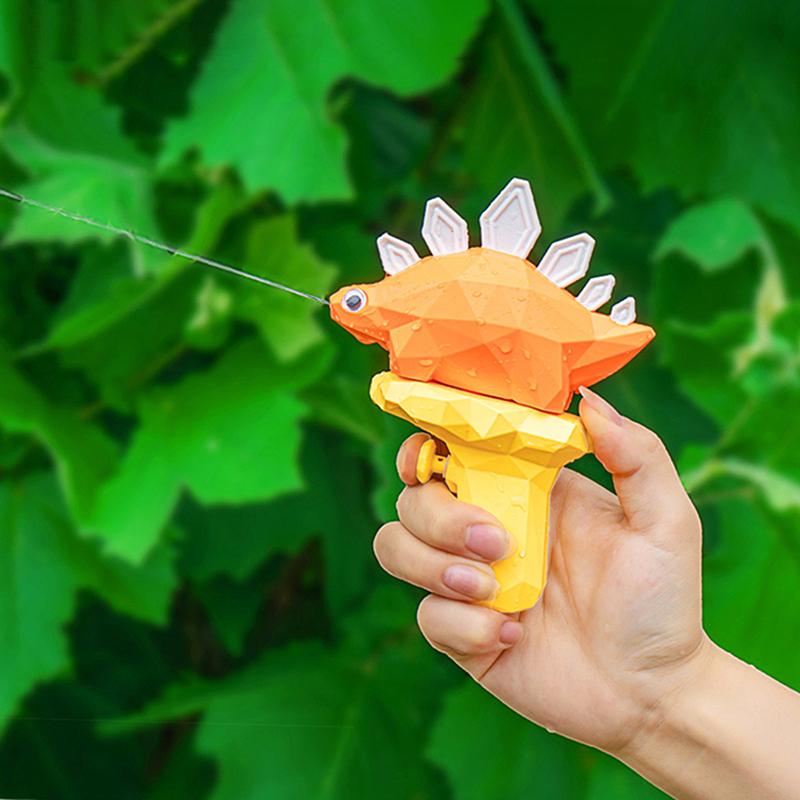 1 Piece Kids Swimming Pool Sand Beach Gun Splashing Toys Cartoon Dinosaur Water Gun Baby Bath Amusement Toy For Children