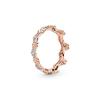 Кольцо-корона из розового золота Женское кольцо 187924CZ