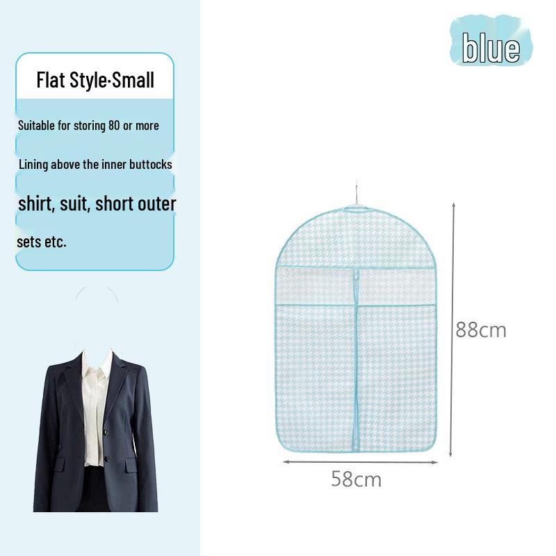 Подвесной прозрачный чехол для одежды от пыли для пиджаков и костюмов
