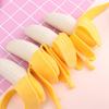 1/2/3Pcs Simulation Peel-off Banana Squeeze Toy Stress Relief Fruit Pinch Sensory Toy Kids Adults Soft TPR Stress Ball Calming Fidget Toy