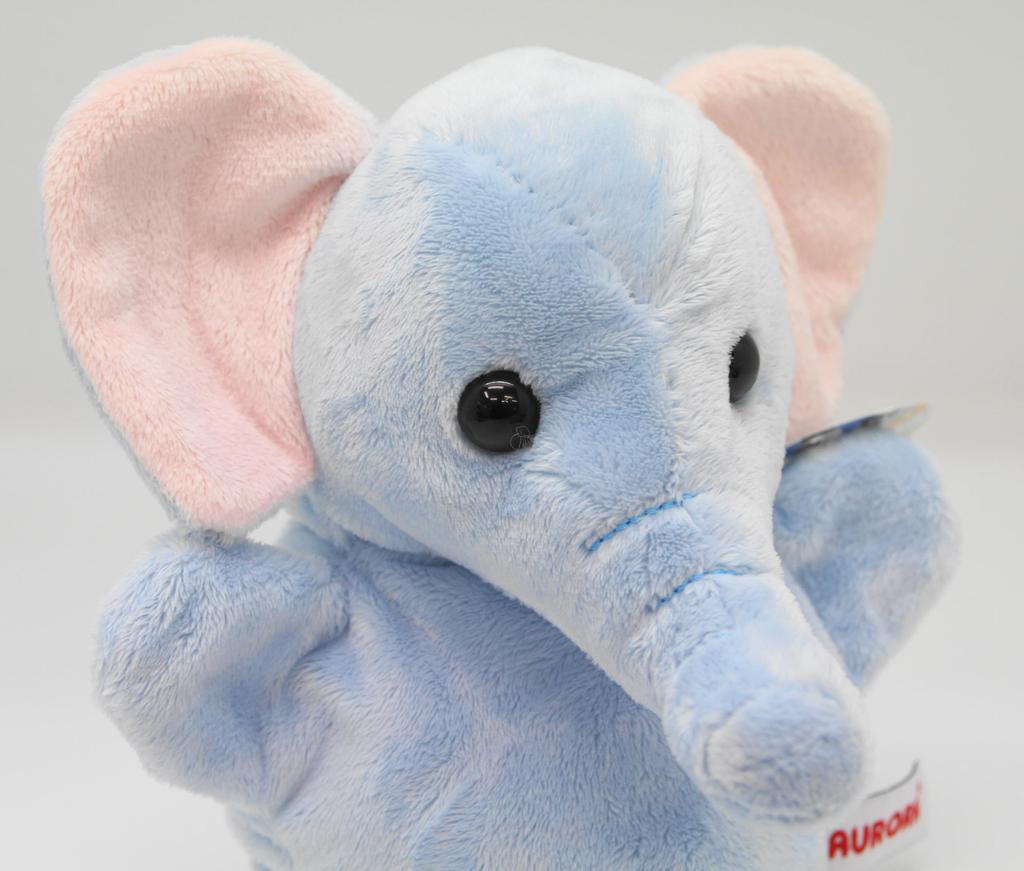 Aurora World Plush Hand Puppet Elephant