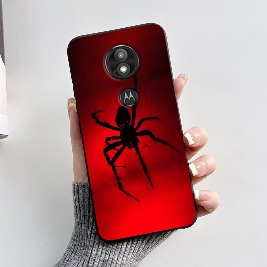 Чехол-бампер For Motorola Moto G7 Play Изысканный чехол Мягкий силиконовый корпус For Motorola Moto G7 Power Милый мультяшный черный чехол