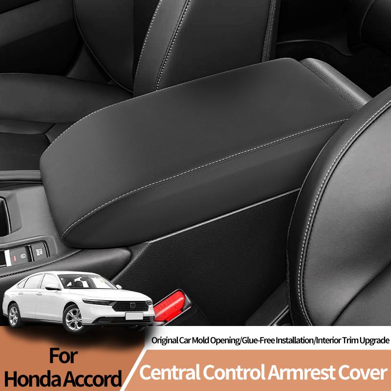 For Honda Accord (–2025) Car Center Console Armrest Box Pad ABS Armrest Protective Cover Auto Interior Tuning Accessories