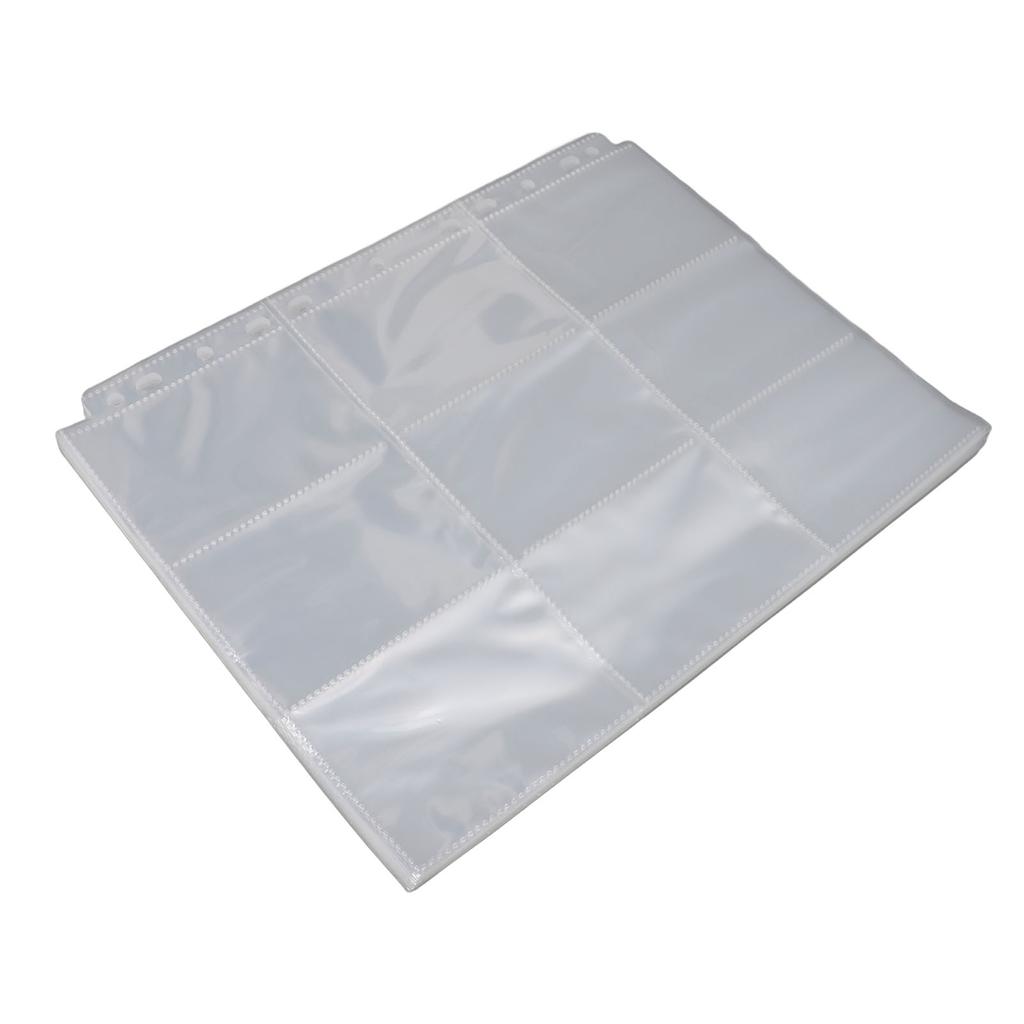 40 шт. конверты для торговых карточек, двухсторонние конверты для карточек, листы для переплета, прозрачная пластиковая страница для карточек