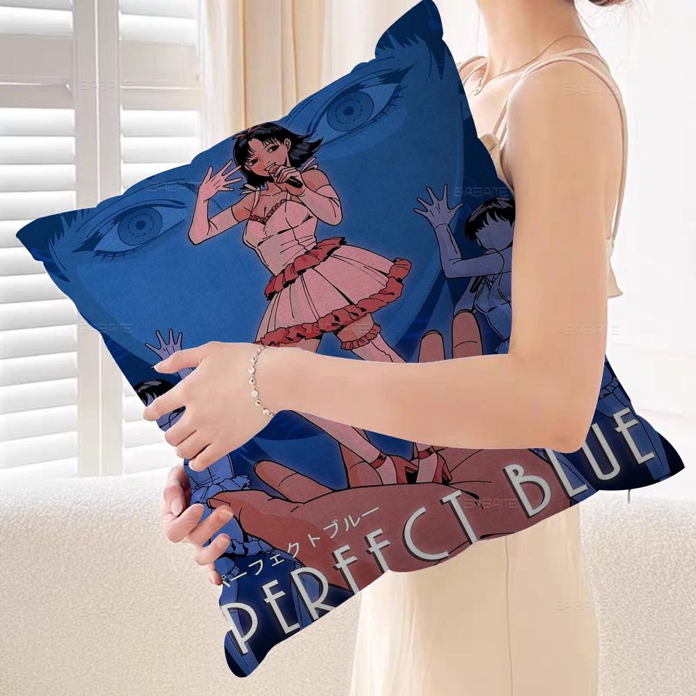 Japan Anime Perfecta Blue Pillow Cover For Bedroom Room And Living Room Sofa Decorative Cushion Cover
