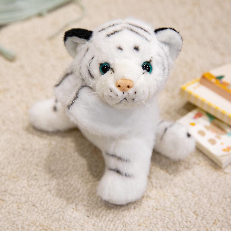 Cute simulation animal tiger koala snapping circle plush toy doll raccoon doll bracelet children's rag doll