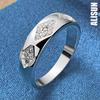 925 Sterling Silver AAA Zircon Ring Fashion Wedding Jewelry