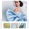 8 Styles Doll Supermodel Blue Dress Exquisite Wedding Dresses  For 30cm Doll/for 1/6 BJD Dolls