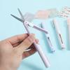 Mini for Paper Work Portable Size Sticker Cutter Pen Cutter Folding Scissor Precision Art Cutter