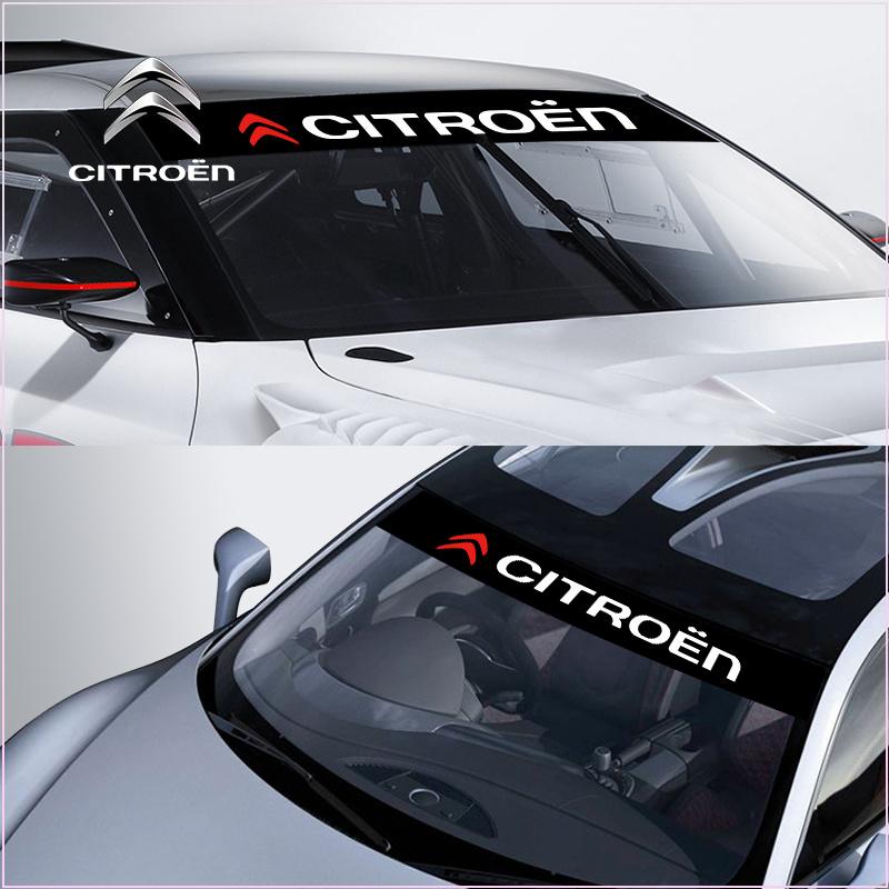 Наклейки на лобовое стекло автомобиля с логотипом Citroen Передние и задние декоративные для Citroen DS C1 C2 C3 C4 C5 C6 C8 C4L DS3 DS4 DS5 LS DS6 Picasso