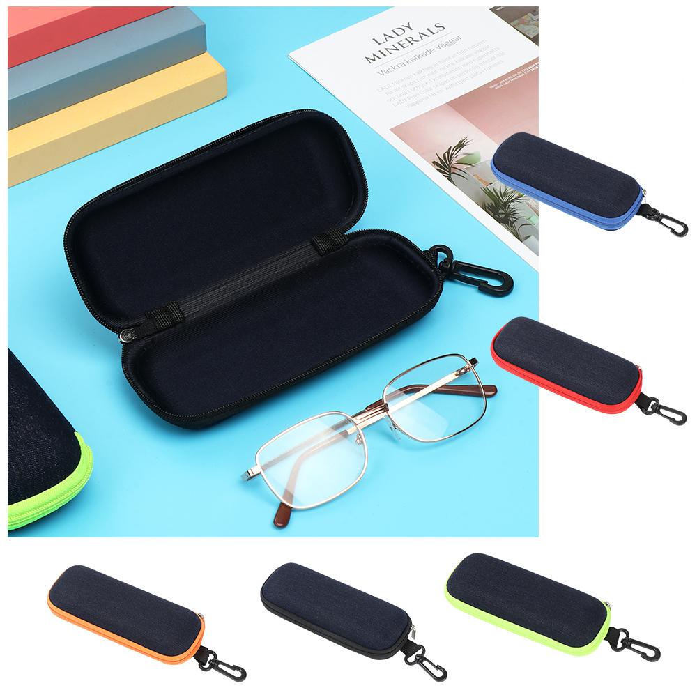 Outdoor Vision Care Bag Zipper Glasses Case Hard Eyeglasses Box Eyewear Protector Glasses Case
